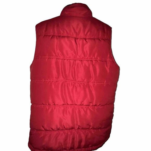 Field and‎ Stream Puffer Vest Men’s Sz L Red Fishing Hiking Camping Gorpcore EUC - Picture 7 of 9